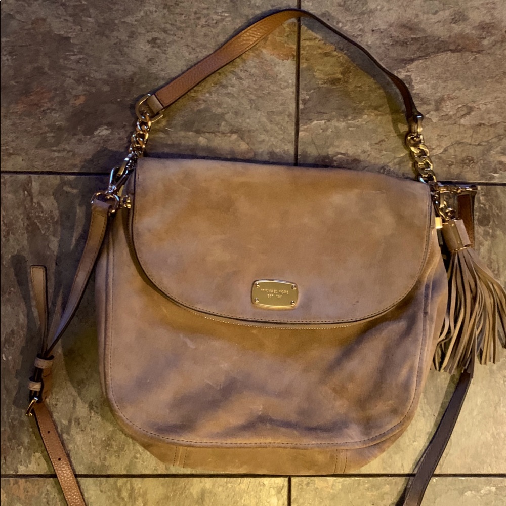 Suede Michael Kors bag